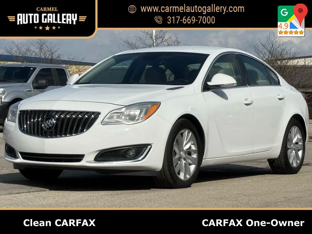 White 2016 Buick Regal Premium II for sale in Carmel, IN