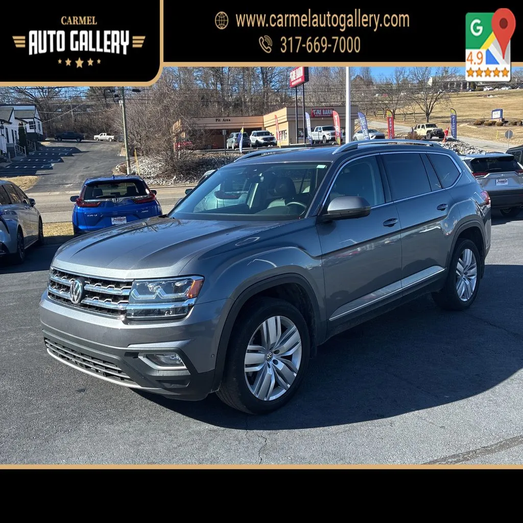 Gray 2019 Volkswagen Atlas SEL Premium for sale in Carmel, IN
