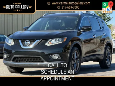 Black 2016 Nissan Rogue SL for sale in Carmel, IN