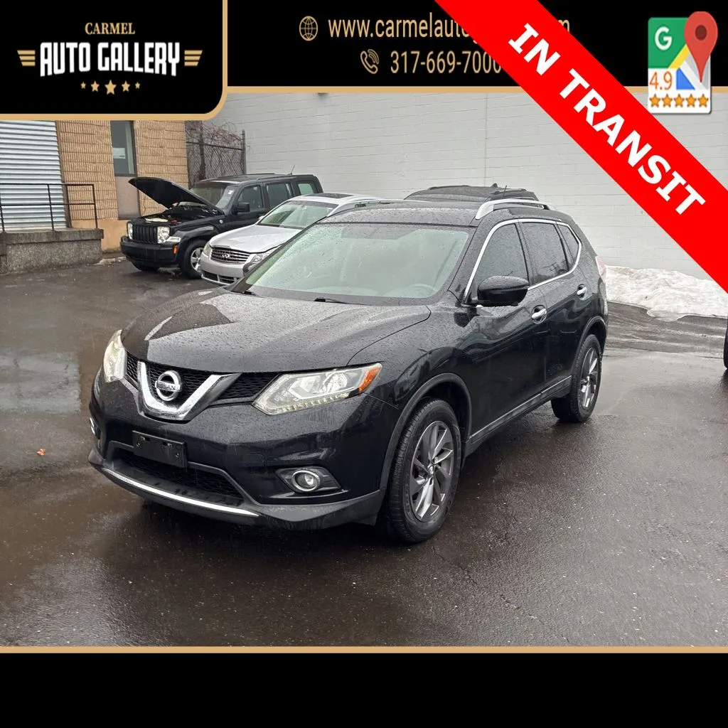 Black 2016 Nissan Rogue SL for sale in Carmel, IN