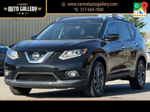 Black 2016 Nissan Rogue SL for sale in Carmel, IN