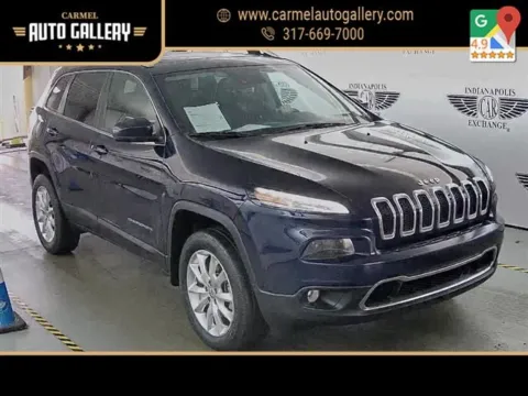 Blue 2016 Jeep Cherokee Limited for sale in Carmel, IN