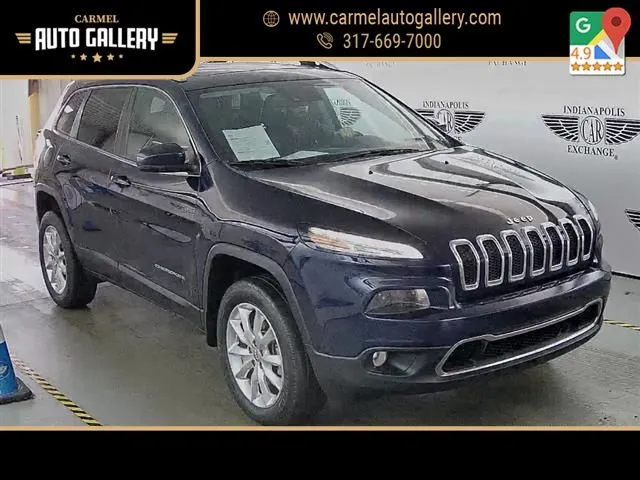 Blue 2016 Jeep Cherokee Limited for sale in Carmel, IN