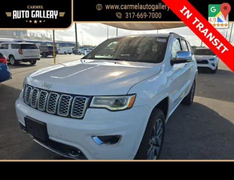White 2017 Jeep Grand Cherokee Overland for sale in Carmel, IN
