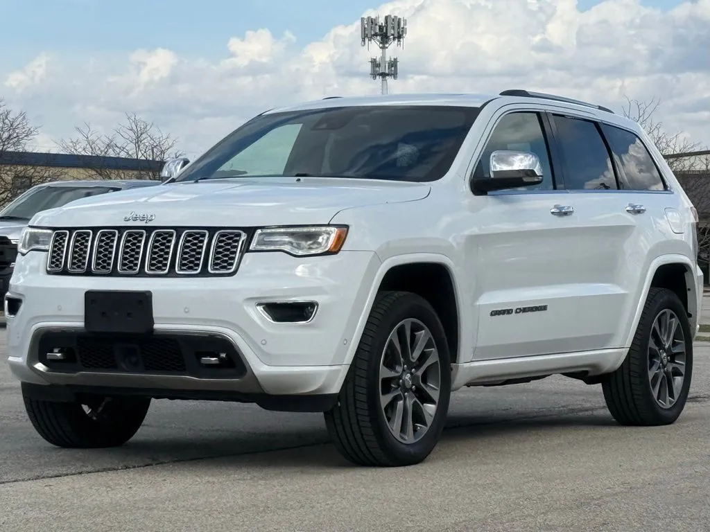 White 2017 Jeep Grand Cherokee Overland for sale in Carmel, IN