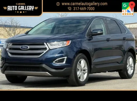 Blue 2017 Ford Edge SEL for sale in Carmel, IN
