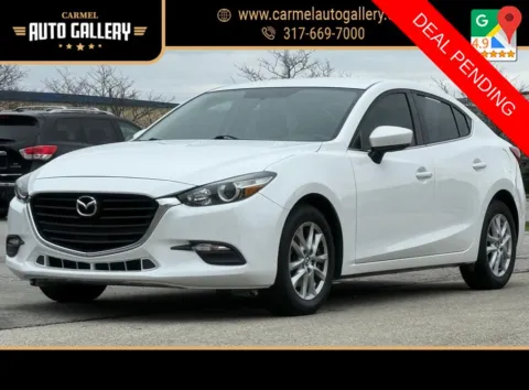White 2017 Mazda Mazda3 Sport for sale in Carmel, IN