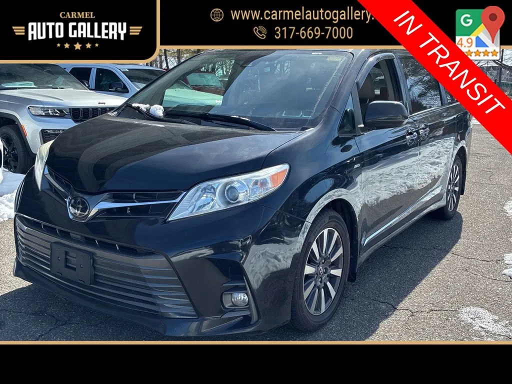 Black 2020 Toyota Sienna XLE for sale in Carmel, IN