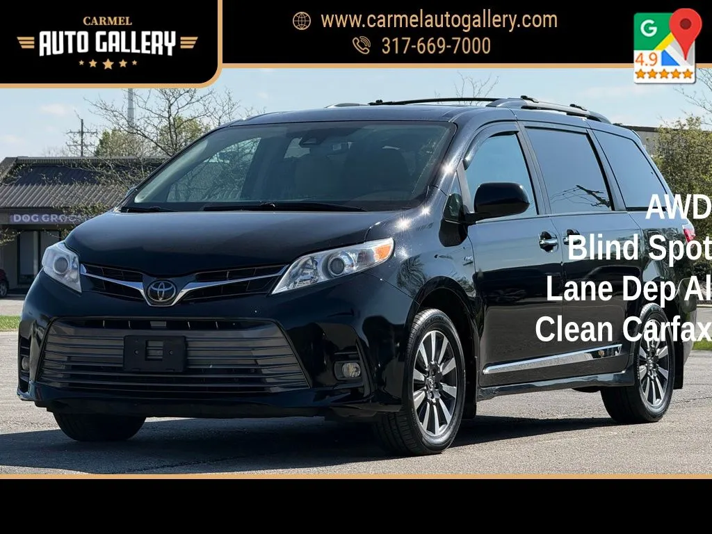 Black 2020 Toyota Sienna XLE for sale in Carmel, IN