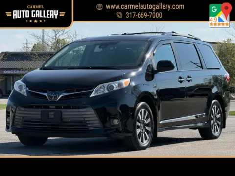 Black 2020 Toyota Sienna XLE for sale in Carmel, IN