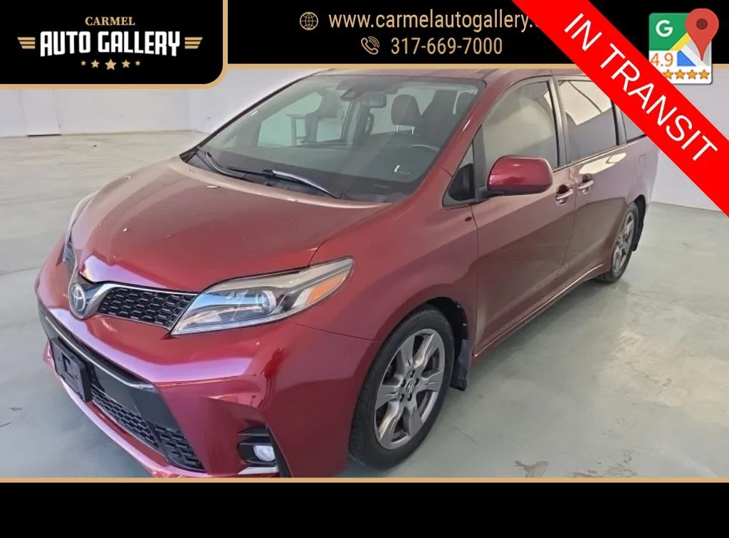 Red 2019 Toyota Sienna L for sale in Carmel, IN