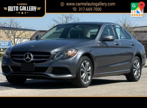 Gray 2018 Mercedes-Benz C-Class C 300 for sale in Carmel, IN