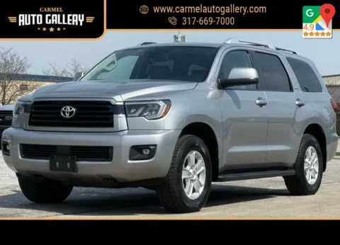 Silver 2019 Toyota Sequoia SR5 for sale in Carmel, IN