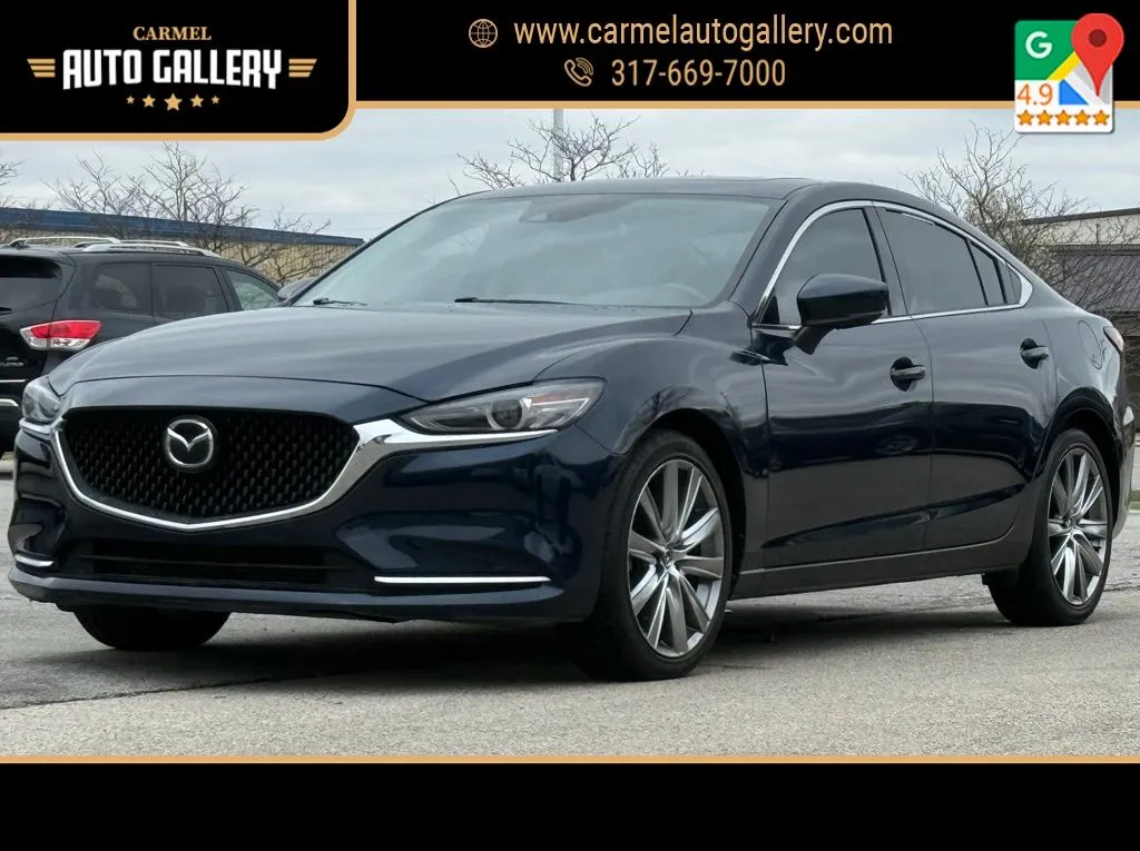 Blue 2021 Mazda Mazda6 Grand Touring Reserve for sale in Carmel, IN