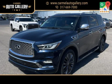 Blue 2019 INFINITI QX80 Limited for sale in Carmel, IN