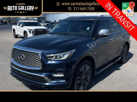 Blue 2019 INFINITI QX80 Limited for sale in Carmel, IN