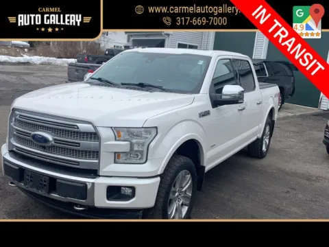 White 2017 Ford F-150 Platinum for sale in Carmel, IN