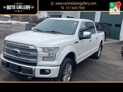 White 2017 Ford F-150 Platinum for sale in Carmel, IN