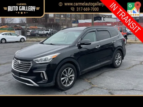 Black 2017 Hyundai Santa Fe SE for sale in Carmel, IN