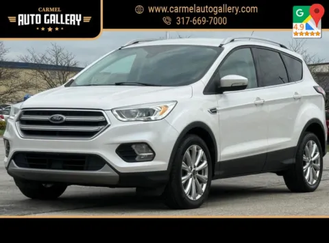 White 2017 Ford Escape Titanium for sale in Carmel, IN
