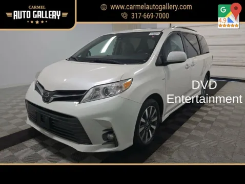 White 2019 Toyota Sienna XLE Premium for sale in Carmel, IN