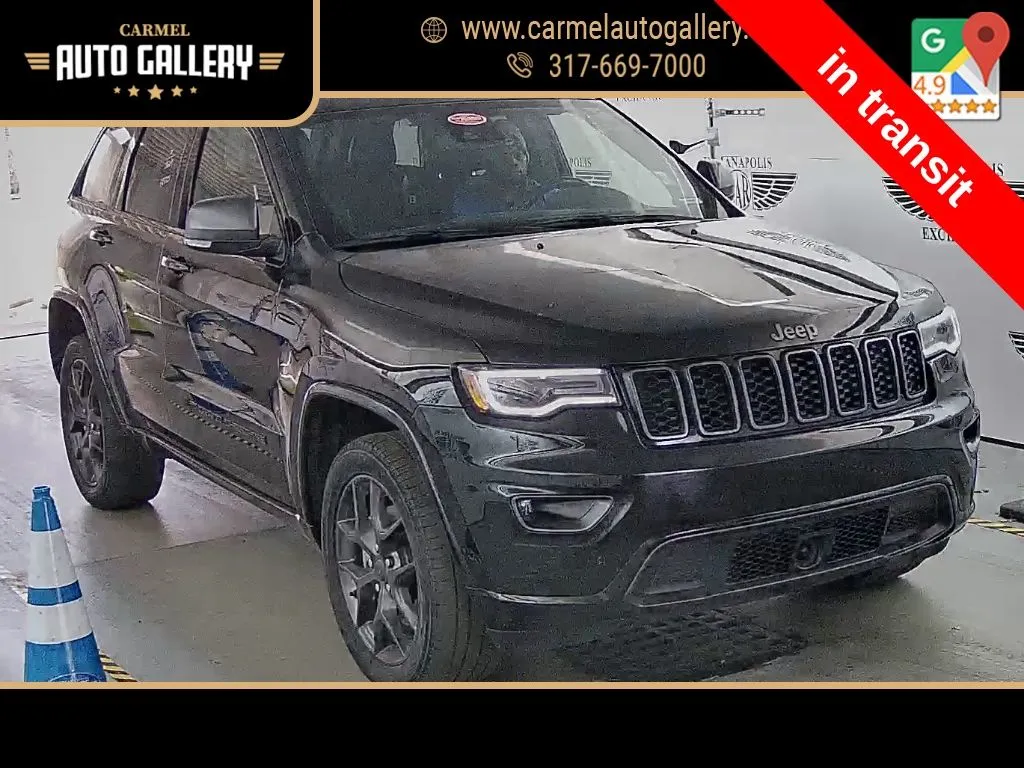 Black 2021 Jeep Grand Cherokee 80th Anniversary Edition for sale in Carmel, IN