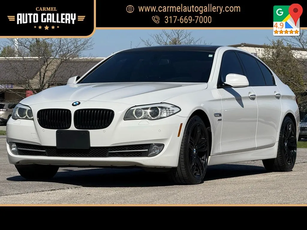 White 2012 BMW 5 Series 535i xDrive for sale in Carmel, IN