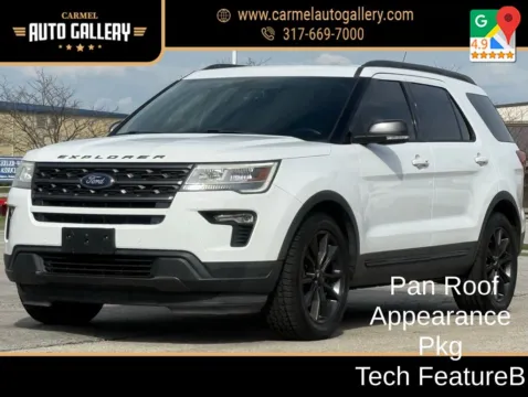 White 2018 Ford Explorer XLT for sale in Carmel, IN