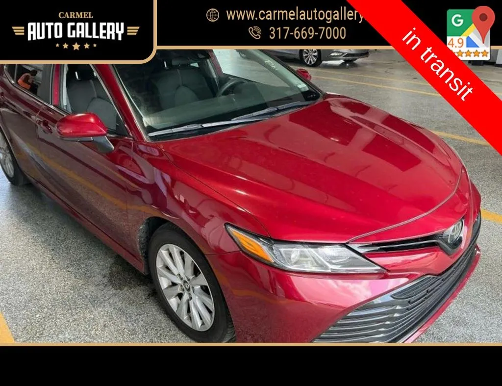 Red 2019 Toyota Camry LE for sale in Carmel, IN