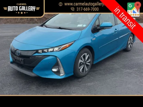 Blue 2017 Toyota Prius Prime Advanced for sale in Carmel, IN