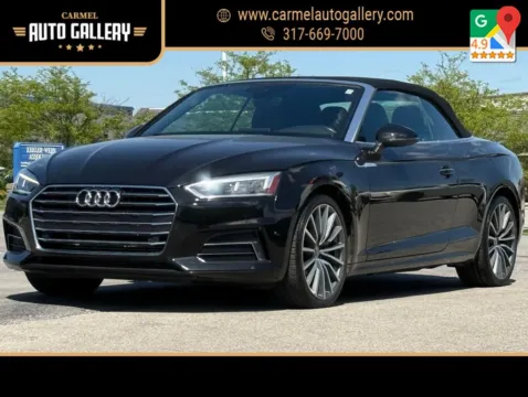 Black 2018 Audi A5 2.0T Premium Plus for sale in Carmel, IN