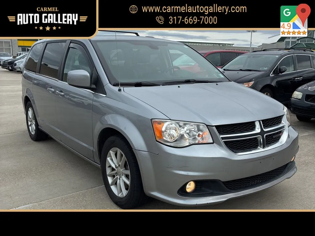 Silver 2019 Dodge Grand Caravan SXT for sale in Carmel, IN