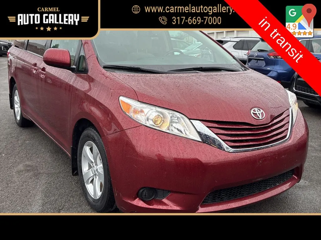 Red 2017 Toyota Sienna L for sale in Carmel, IN