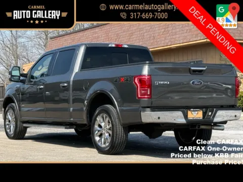 Another view of 2016 Ford F-150 Lariat for sale in Carmel, IN at Carmel Auto Gallery