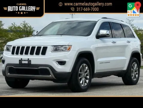 White 2015 Jeep Grand Cherokee Limited for sale in Carmel, IN