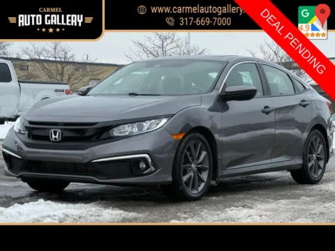 Gray 2020 Honda Civic EX-L for sale in Carmel, IN