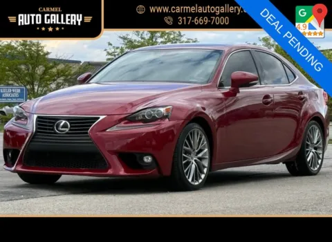 Red 2015 Lexus IS 250 for sale in Carmel, IN