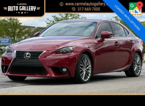 Red 2015 Lexus IS 250 for sale in Carmel, IN