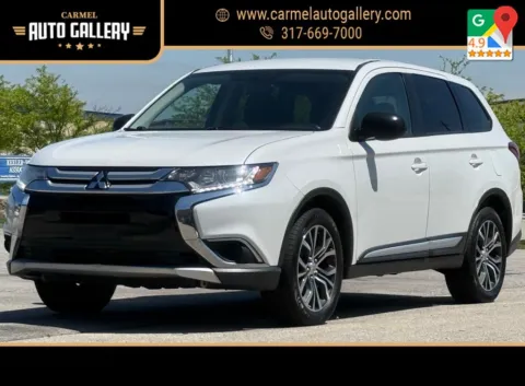 White 2017 Mitsubishi Outlander ES for sale in Carmel, IN