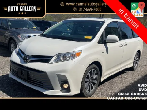 White 2019 Toyota Sienna XLE Premium for sale in Carmel, IN