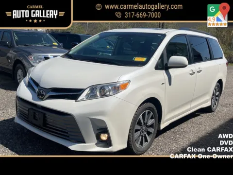 White 2019 Toyota Sienna XLE Premium for sale in Carmel, IN