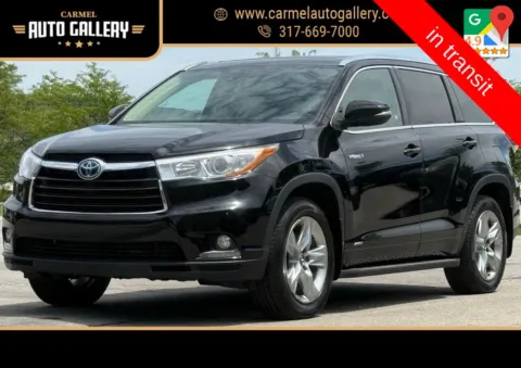 Black 2016 Toyota Highlander Hybrid Limited Platinum for sale in Carmel, IN