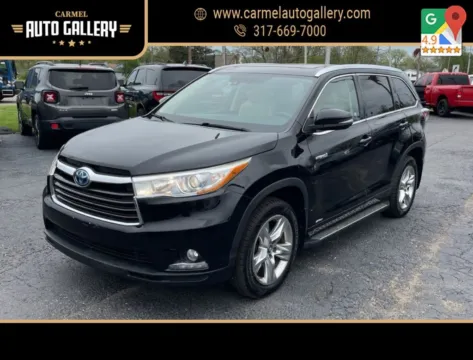 Red 2016 Toyota Highlander Hybrid Limited Platinum for sale in Carmel, IN