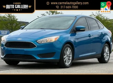 Blue 2017 Ford Focus SE for sale in Carmel, IN