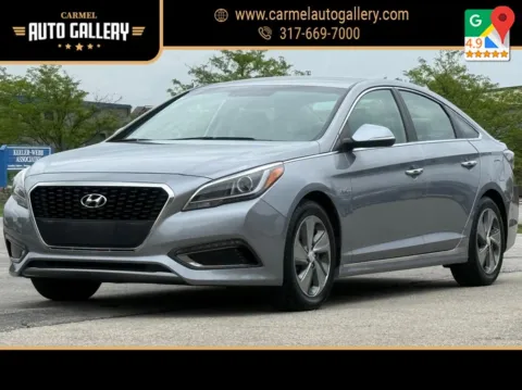Gray 2016 Hyundai Sonata Hybrid Limited for sale in Carmel, IN