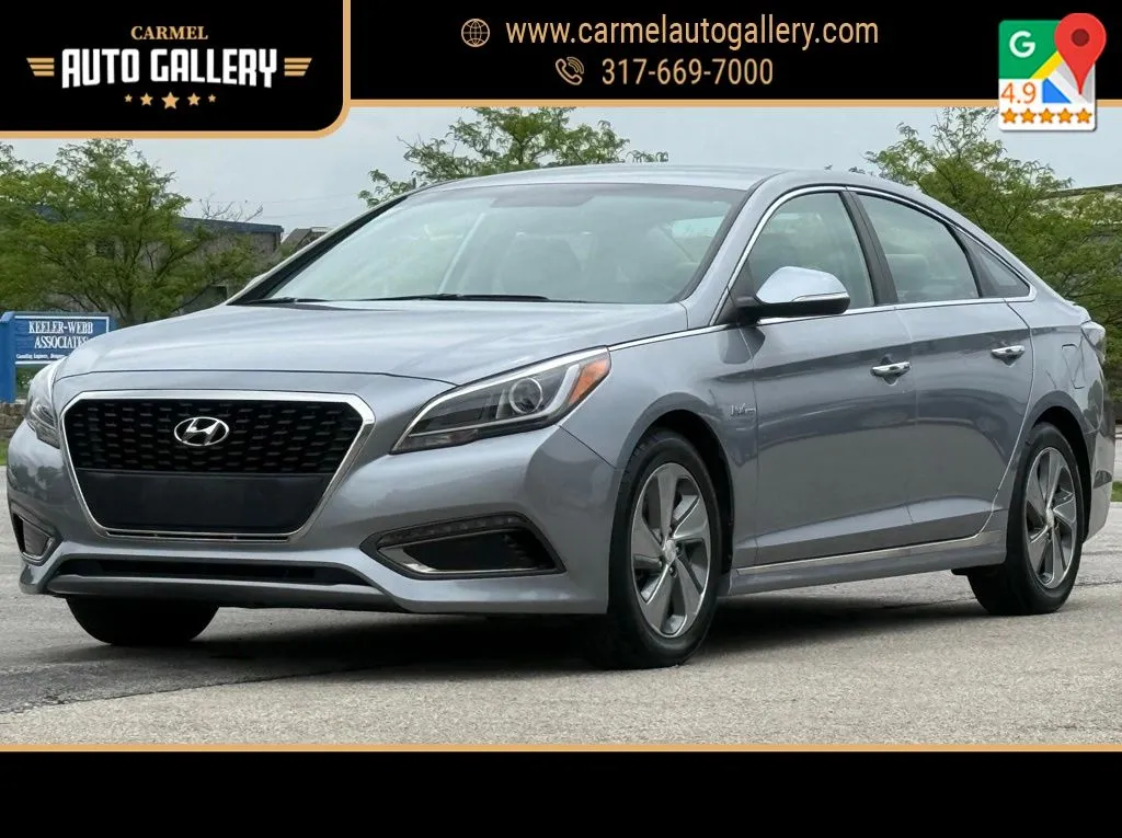 Gray 2016 Hyundai Sonata Hybrid Limited for sale in Carmel, IN