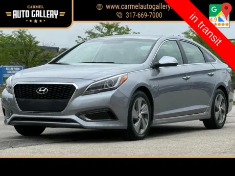 Gray 2016 Hyundai Sonata Hybrid Limited for sale in Carmel, IN