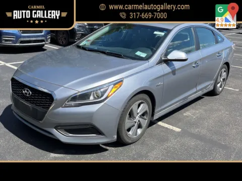 Gray 2016 Hyundai Sonata Hybrid Limited for sale in Carmel, IN