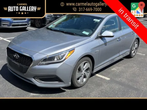Gray 2016 Hyundai Sonata Hybrid Limited for sale in Carmel, IN