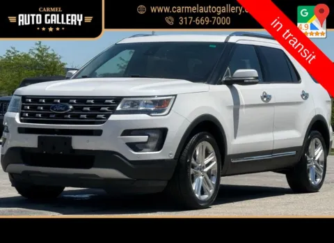 White 2016 Ford Explorer Limited for sale in Carmel, IN